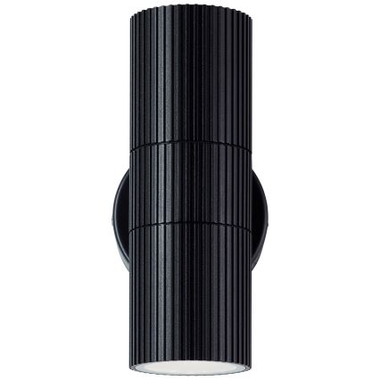 Brilliant - Iluminação de parede exterior KEOLA 2xGU10/10W/230V IP44 preto