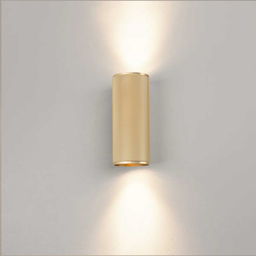 Brilliant - Iluminação de parede LED MARTY 2xGU10/5W/230V dourado