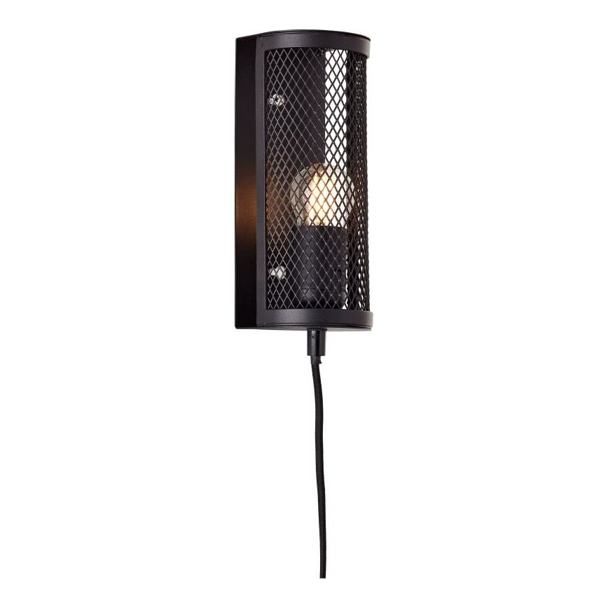 Brilliant - Iluminação de parede MAZE 1xE27/40W/230V preto