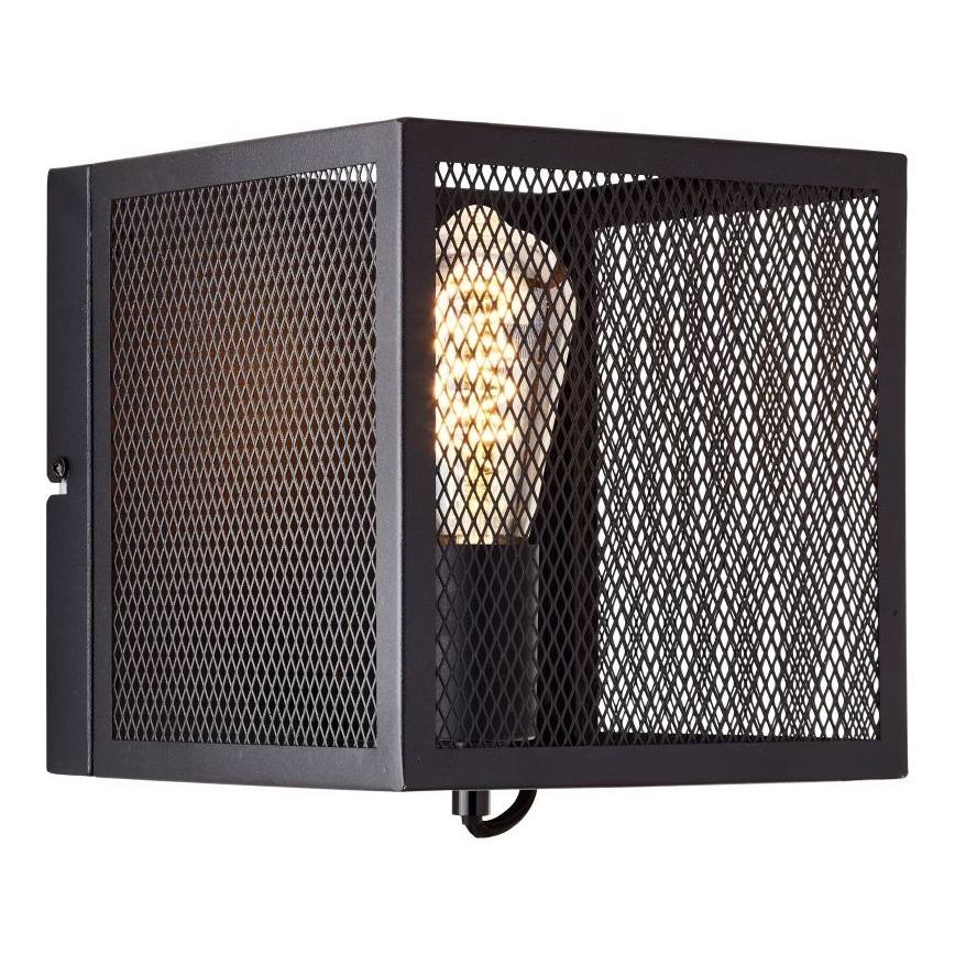 Brilliant - Iluminação de parede MAZE 1xE27/40W/230V preto