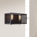 Brilliant - Iluminação de parede MAZE 2xE27/40W/230V preto