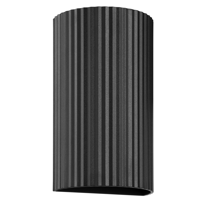 Brilliant - Iluminação de parede UNDULA 2xGU10/10W/230V preto