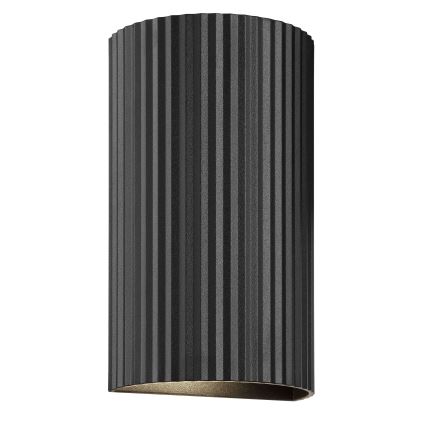 Brilliant - Iluminação de parede UNDULA 2xGU10/10W/230V preto