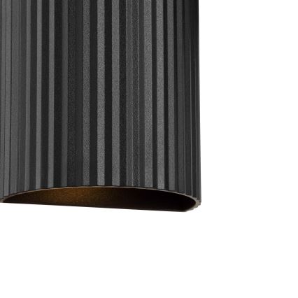 Brilliant - Iluminação de parede UNDULA 2xGU10/10W/230V preto