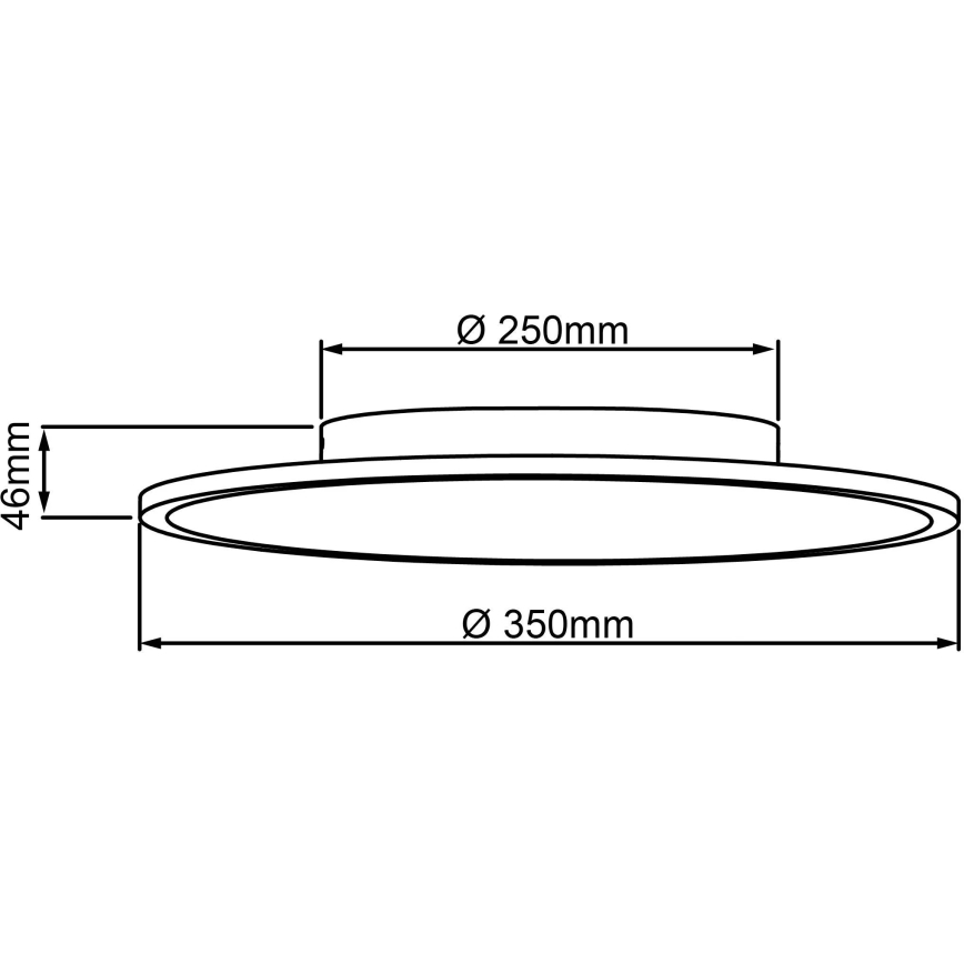 Brilliant - Iluminação de teto LED BUFFI LED/24W/230V diâmetro 35 cm 4000K