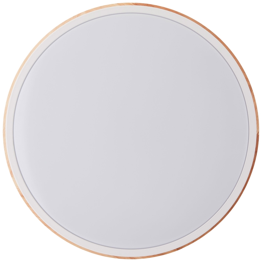 Brilliant - Iluminação de teto LED com regulação BAARLO LED/24W/230V diâmetro 35 cm branco/borracha de figueira