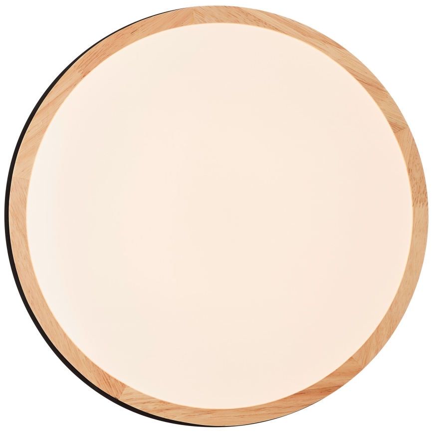 Brilliant - Iluminação de teto LED com regulação BAARLO LED/24W/230V diâmetro 35 cm preto/borracha de figueira