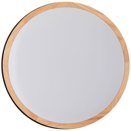 Brilliant - Iluminação de teto LED com regulação BAARLO LED/24W/230V diâmetro 35 cm preto/borracha de figueira