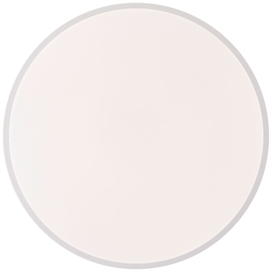 Brilliant - Iluminação de teto LED com regulação BAARLO LED/36W/230V 3000-6500K diâmetro 50 cm branco/borracha de figueira + comando