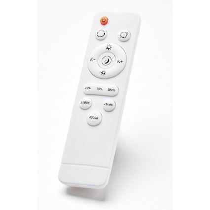 Brilliant - Iluminação de teto LED com regulação BAARLO LED/36W/230V 3000-6500K diâmetro 50 cm branco/borracha de figueira + comando