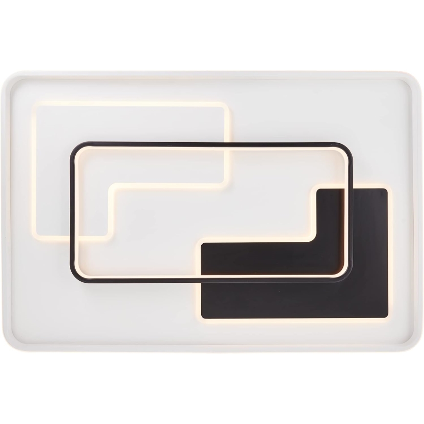 Brilliant - Iluminação de teto LED com regulação BARDEN LED/57W/230V 3000-6800K 60x90 cm branco + comando