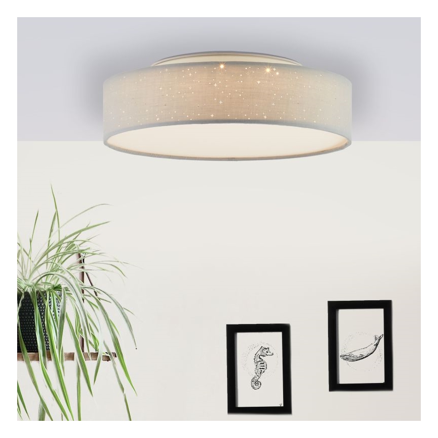 Brilliant - Iluminação de teto LED com regulação BASKA LED/12W/230V diâmetro 38 cm 3000K