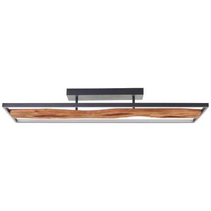 Brilliant - Iluminação de teto LED com regulação CHAUMONT LED/48W/230V borracha de figueira