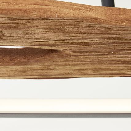 Brilliant - Iluminação de teto LED com regulação CHAUMONT LED/48W/230V borracha de figueira