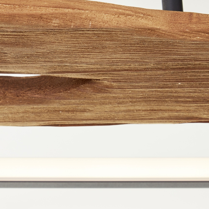 Brilliant - Iluminação de teto LED com regulação CHAUMONT LED/48W/230V borracha de figueira