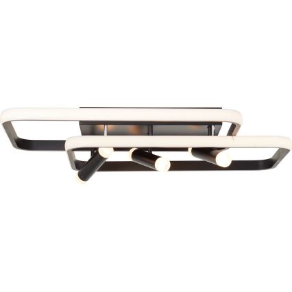 Brilliant - Iluminação de teto LED com regulação DALIDA LED/54W/230V 3000-6500K 45,2x66 cm preto + comando