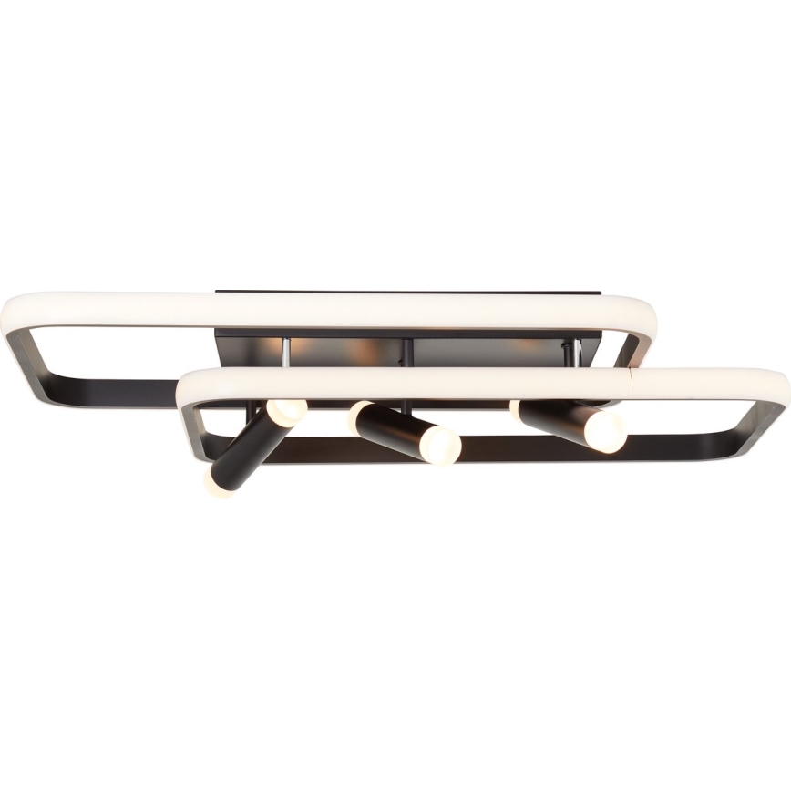 Brilliant - Iluminação de teto LED com regulação DALIDA LED/54W/230V 3000-6500K 45,2x66 cm preto + comando