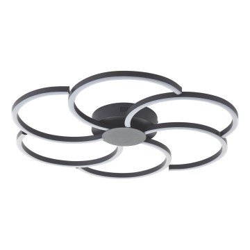 Brilliant - Iluminação de teto LED com regulação FICO LED/32W/230V 3000-6500K diâmetro 65 cm preto + comando