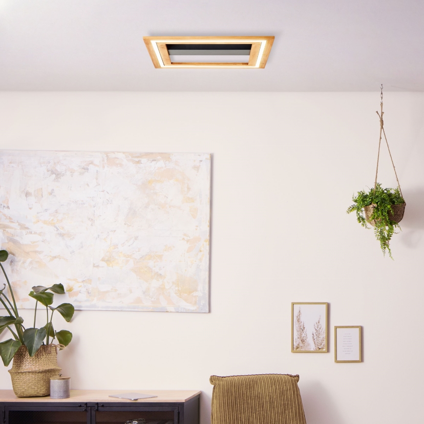 Brilliant - Iluminação de teto LED com regulação RHEA LED/24W/230V 3000K 45x45 cm