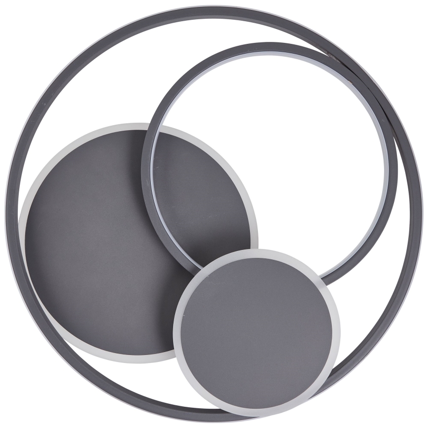 Brilliant - Iluminação de teto LED com regulação RUNDA LED/50W/230V 3000-6500K preto + comando