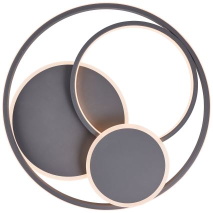 Brilliant - Iluminação de teto LED com regulação RUNDA LED/50W/230V 3000-6500K preto + comando