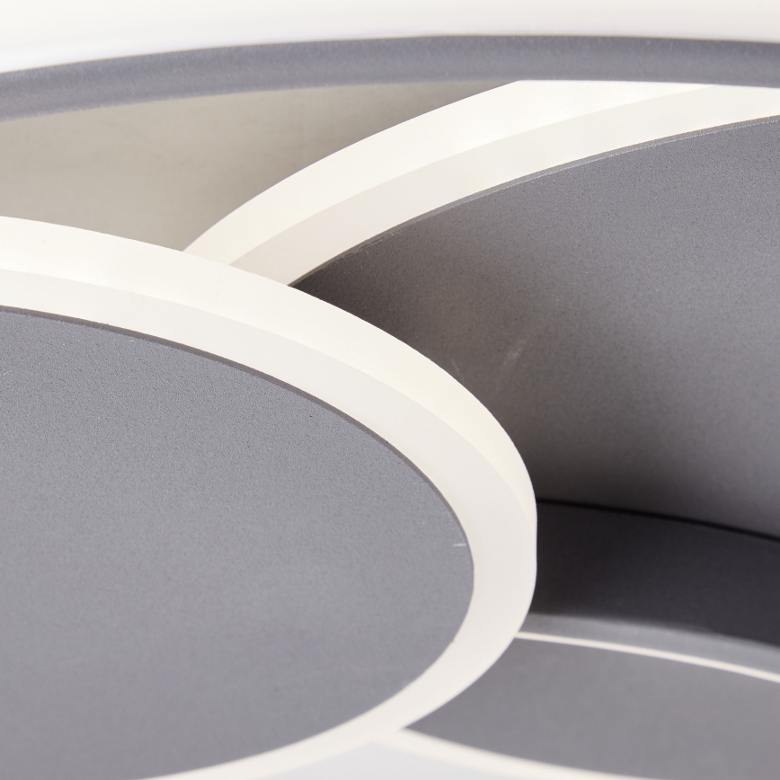 Brilliant - Iluminação de teto LED com regulação RUNDA LED/50W/230V 3000-6500K preto + comando