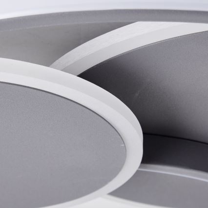 Brilliant - Iluminação de teto LED com regulação RUNDA LED/50W/230V 3000-6500K preto + comando