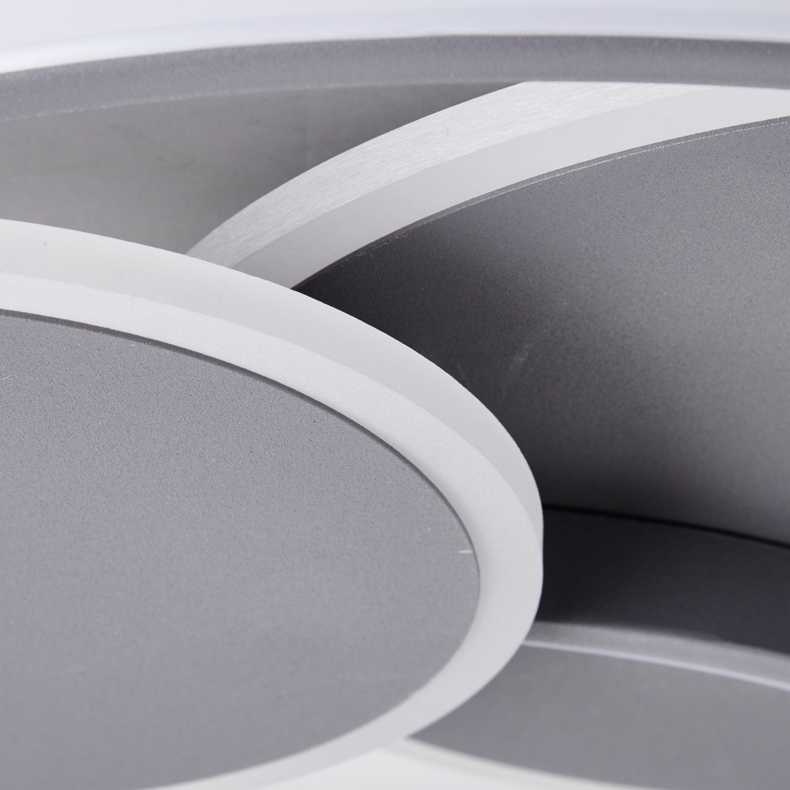 Brilliant - Iluminação de teto LED com regulação RUNDA LED/50W/230V 3000-6500K preto + comando