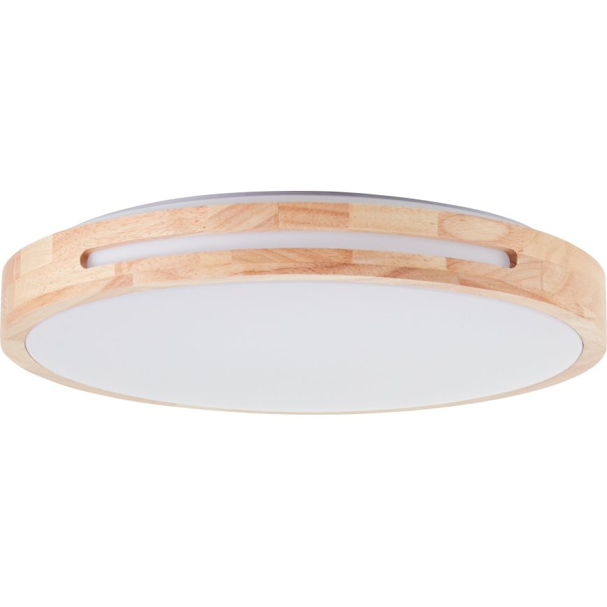 Brilliant - Iluminação de teto LED com regulação WOODBURY LED/24W/230V diâmetro 39 cm borracha de figueira