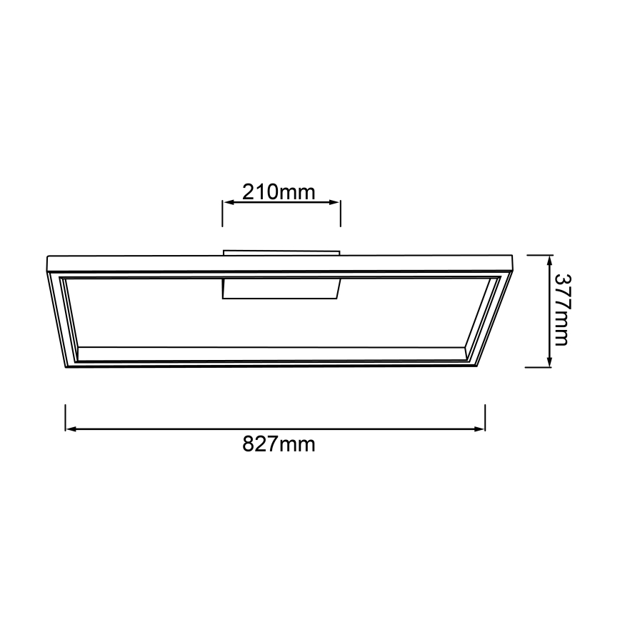 Brilliant - Iluminação de teto LED DELGROSSO LED/24W/230V 3000K carvalho