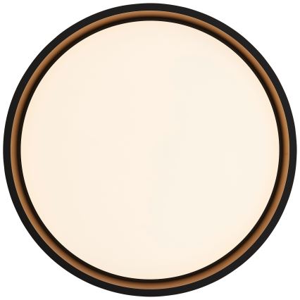 Brilliant - Iluminação de teto LED KALMAR LED/26W/230V 3000K diâmetro 39 cm preto