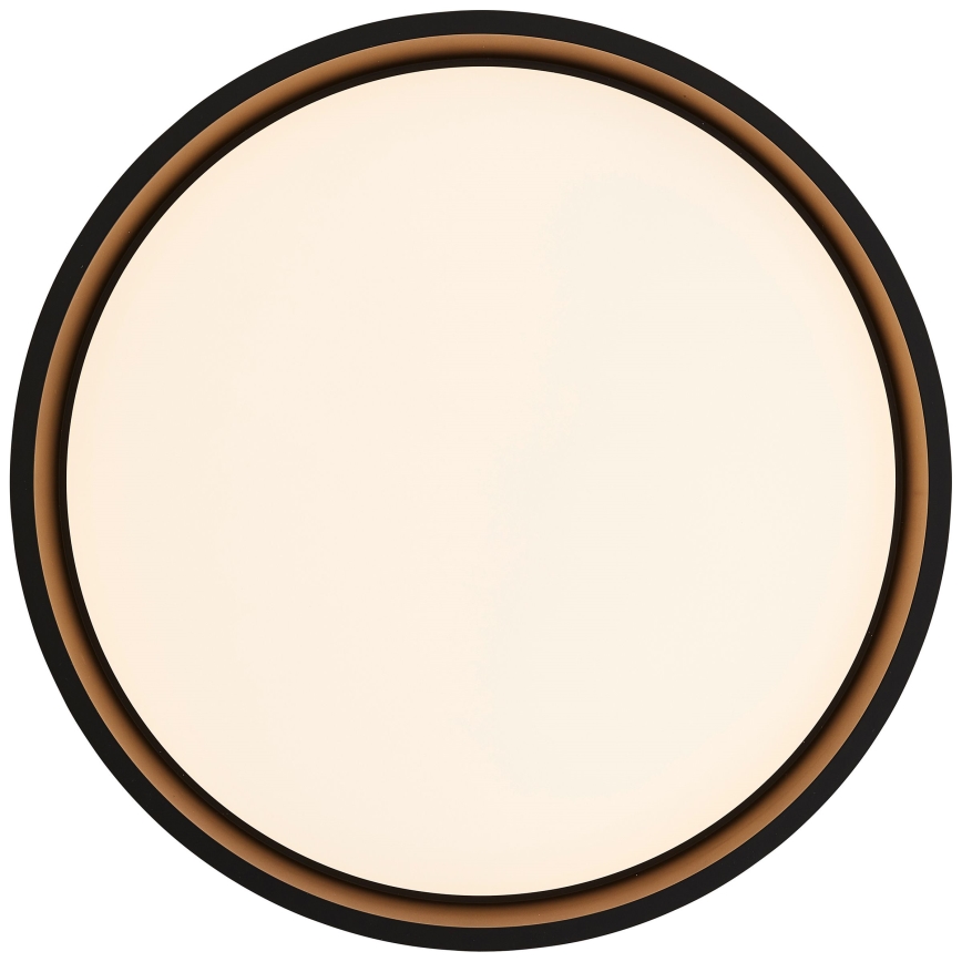 Brilliant - Iluminação de teto LED KALMAR LED/26W/230V 3000K diâmetro 39 cm preto