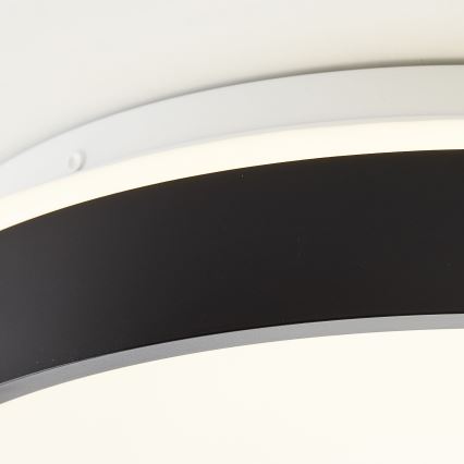 Brilliant - Iluminação de teto LED KALMAR LED/26W/230V 3000K diâmetro 39 cm preto