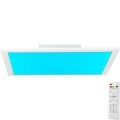 Brilliant - Iluminação de teto LED RGBW com regulação ABIE LED/24W/230V 2700-6500K + comando