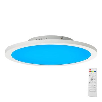 Brilliant - Iluminação de teto LED RGBW com regulação ABIE LED/24W/230V 2700-6500K + comando