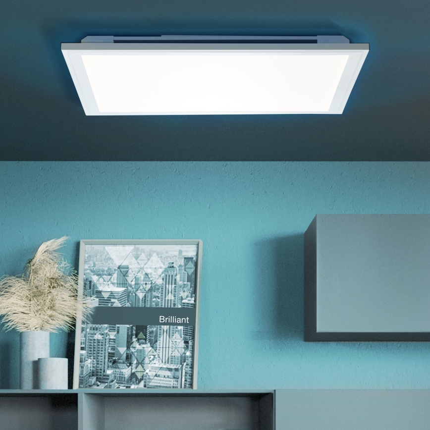 Brilliant - Iluminação de teto LED RGBW com regulação ALLIE LED/24W/230V 2700-6500K + comando