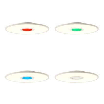 Brilliant - Iluminação de teto LED RGBW com regulação ODELLA LED/24W/230V 2700-6500K + comando