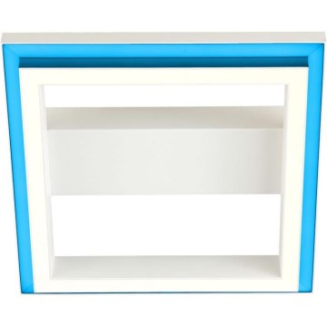 Brilliant - Iluminação de teto LED RGBW com regulação PALLAS LED/18W/230V 2700-6500K + comando