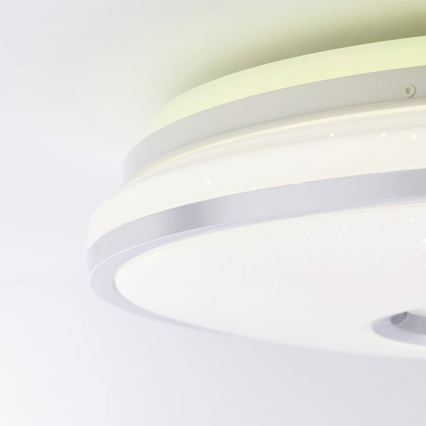 Brilliant - Iluminação de teto LED RGBW com regulação VISITATION LED/32W/230V 3000-6500K + comando