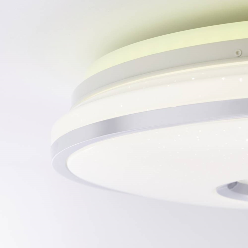 Brilliant - Iluminação de teto LED RGBW com regulação VISITATION LED/32W/230V 3000-6500K + comando