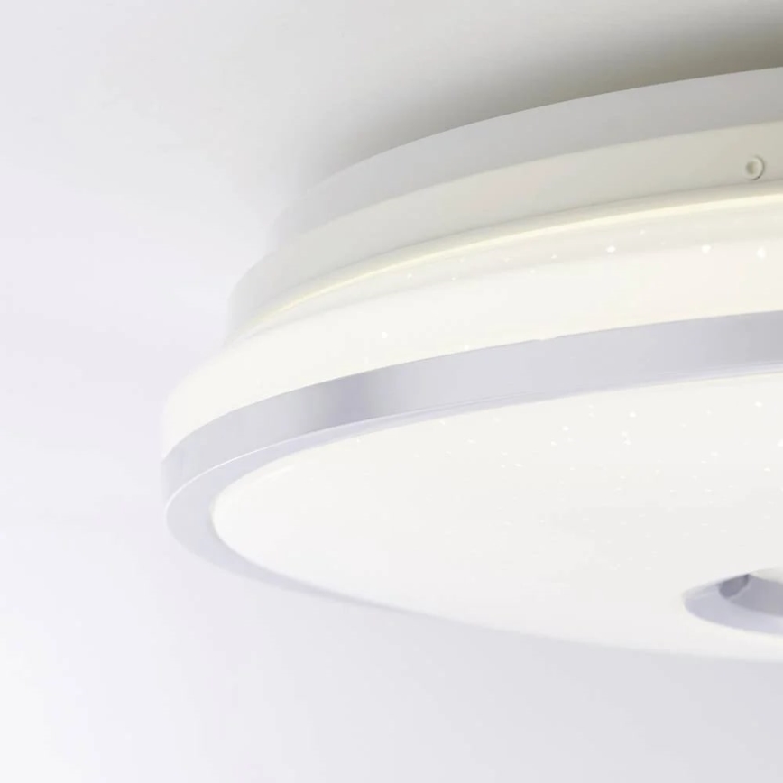 Brilliant - Iluminação de teto LED RGBW com regulação VISITATION LED/32W/230V 3000-6500K + comando