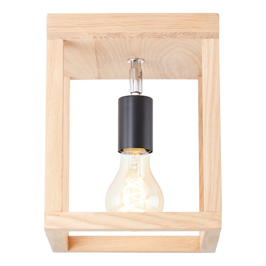 Brilliant - Iluminação de teto NEREA 1xE27/15W/230V carvalho