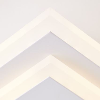 Brilliant - Iluminação de teto LED com regulação IORGO LED/40W/230V 3000K 43,5x43,5 cm branco/preto