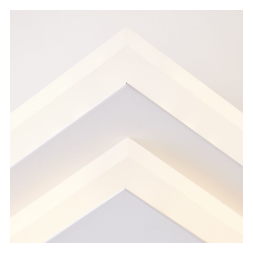 Brilliant - Iluminação de teto LED com regulação IORGO LED/40W/230V 3000K 43,5x43,5 cm branco/preto