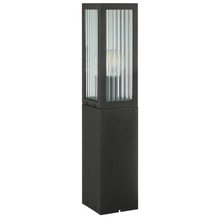 Brilliant - Lâmpada de exterior GETTA 1xE27/20W/230V 50 cm IP44 preta