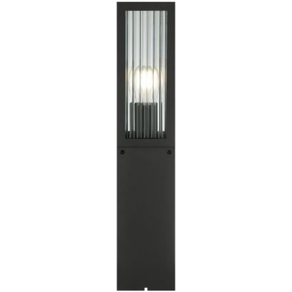 Brilliant - Lâmpada de exterior GETTA 1xE27/20W/230V 50 cm IP44 preta