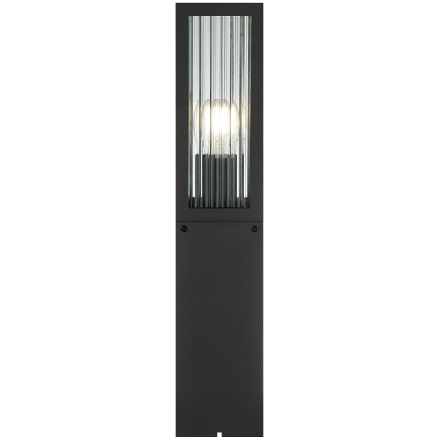 Brilliant - Lâmpada de exterior GETTA 1xE27/20W/230V 50 cm IP44 preta