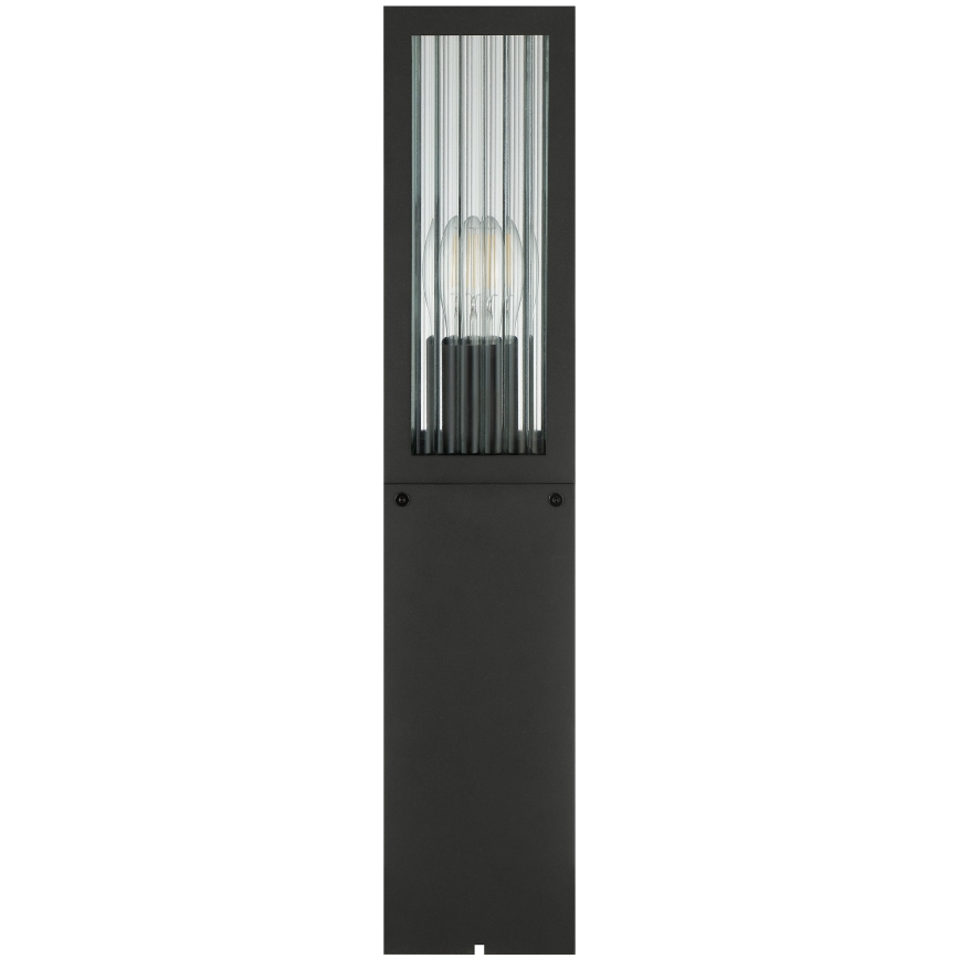 Brilliant - Lâmpada de exterior GETTA 1xE27/20W/230V 50 cm IP44 preta
