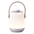 Brilliant - Lâmpada de mesa exterior LED regulável GEMMA LED/1,9W/5V 1800 mAh IP44 branca