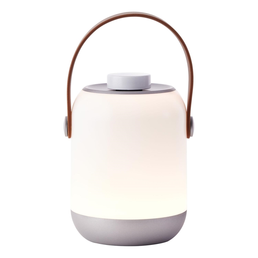 Brilliant - Lâmpada de mesa exterior LED regulável GEMMA LED/1,9W/5V 1800 mAh IP44 branca